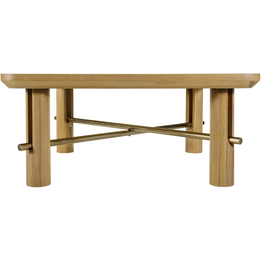 Quinisha Metallic - Brass Coffee Table