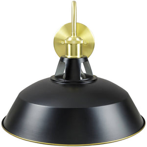 Lasheena Rustic Black Wall Sconces