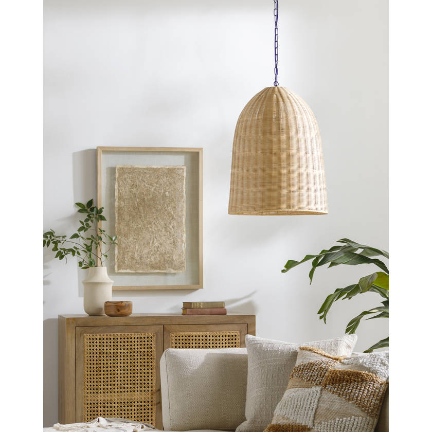 Allisha Rustic Black/Cream Ceiling Lighting