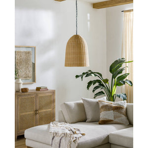 Allisha Rustic Black/Cream Ceiling Lighting