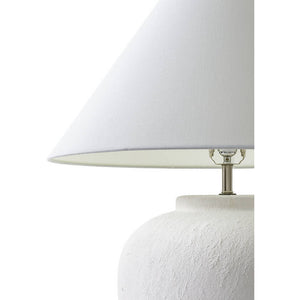 Wallasey Rustic White Table Lamp