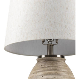 Starr Traditional Beige Table Lamp
