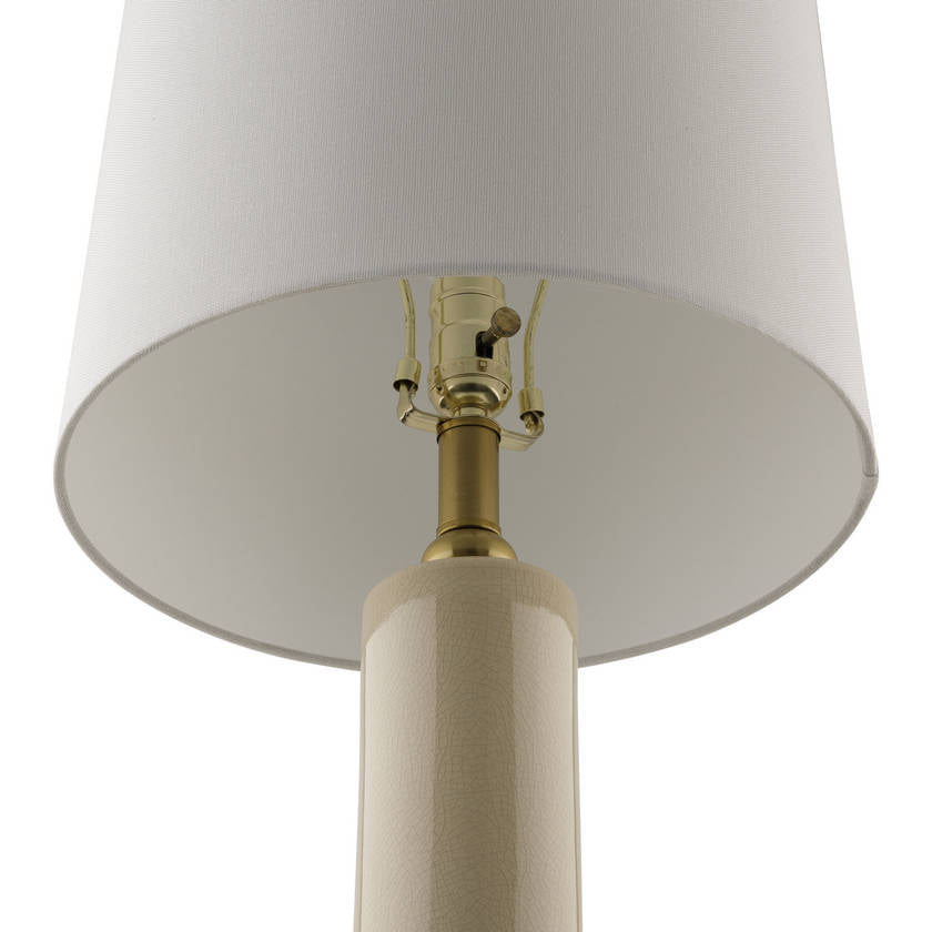 Tedd Global Cream/Gold Table Lamp