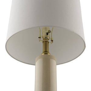 Tedd Global Cream/Gold Table Lamp
