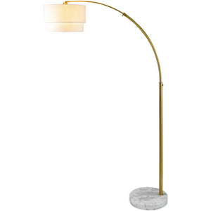 Corinne Traditional Gold Floor Lamp