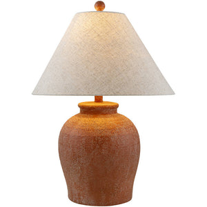 Andie Global Red/Wheat Table Lamp