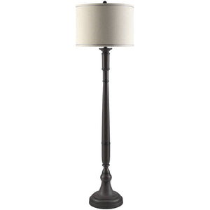 Baexem Cottage Brown Floor Lamp