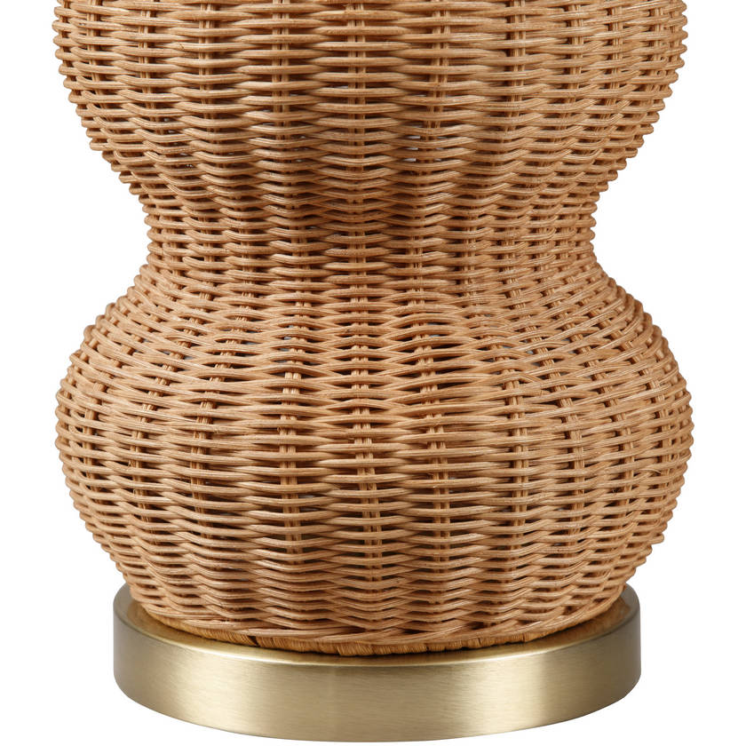 Ulanda Traditional Tan Table Lamp