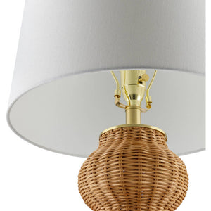 Ulanda Traditional Tan Table Lamp