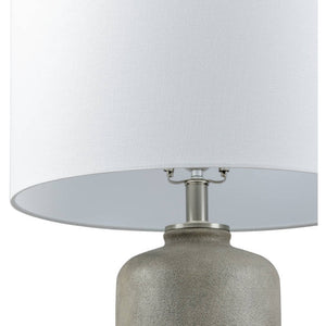 Eryka Traditional Light Gray Table Lamp