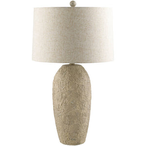 Malinda Global White/Wheat Table Lamp