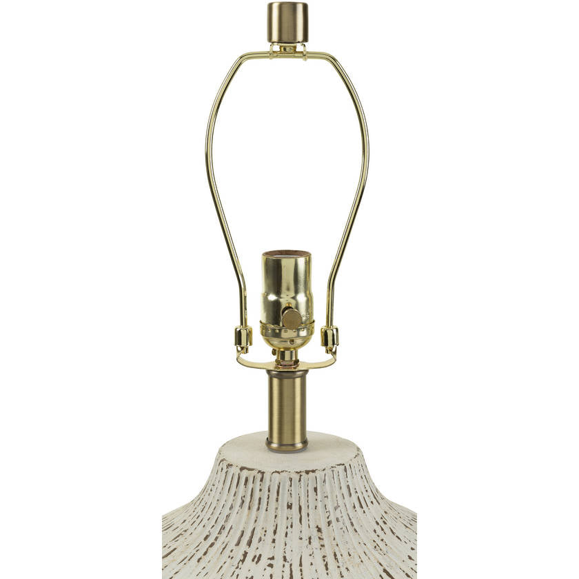 Denyse Traditional White Table Lamp