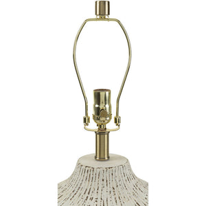Denyse Traditional White Table Lamp