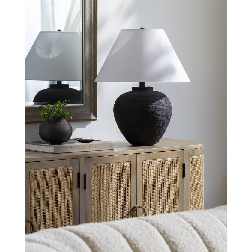 Catherine Global Black Table Lamp