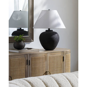 Catherine Global Black Table Lamp