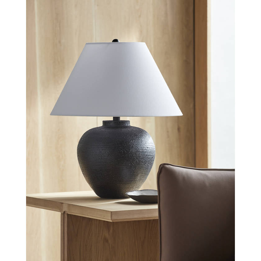 Catherine Global Black Table Lamp