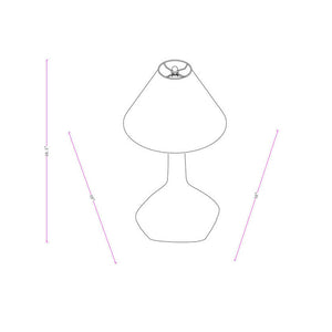 Takahiro Global White Table Lamp