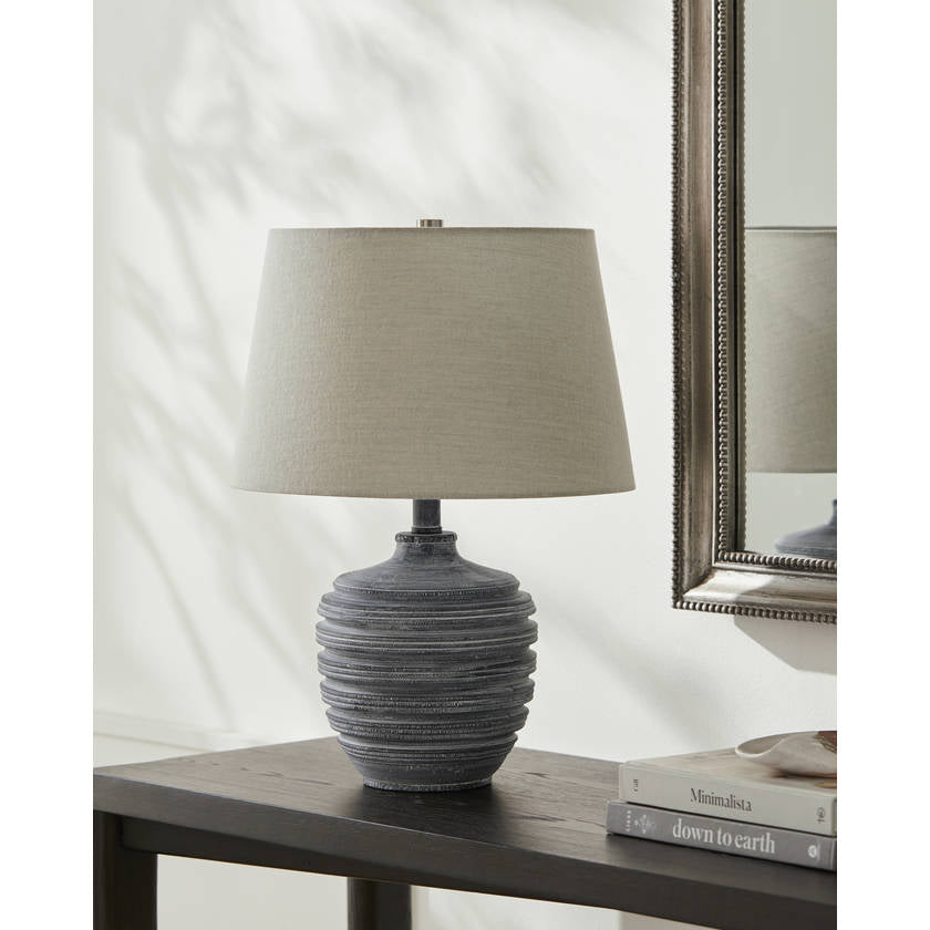 Josel Traditional Light Gray Table Lamp