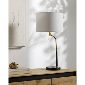 Lizza Traditional Black Table Lamp