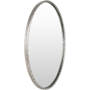 Shakyra Modern Silver Gray Wall Mirror