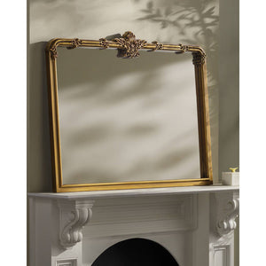 Morgen Traditional Gold Wall Mirror