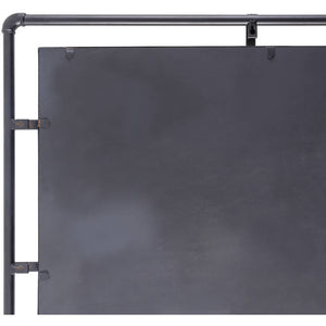 Jennett Rustic Black Wall Mirror
