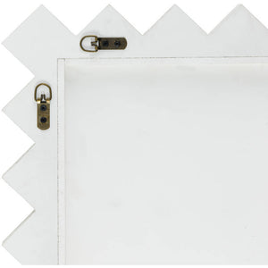 Houtdorp Traditional White Wall Mirror