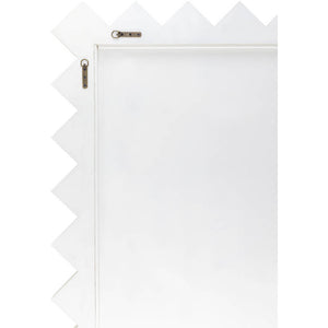 Houtdorp Traditional White Wall Mirror