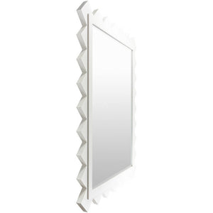 Houtdorp Traditional White Wall Mirror