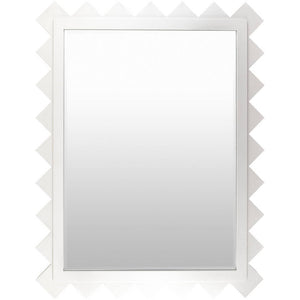 Houtdorp Traditional White Wall Mirror
