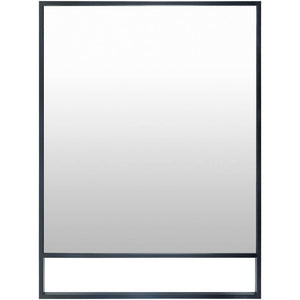 Aldric Rustic Black Wall Mirror