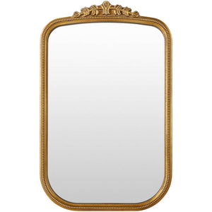 Coralee Traditional Gold Wall Mirror