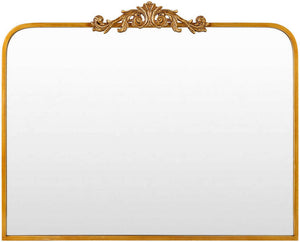 Shawnita Traditional Gold Wall Mirror