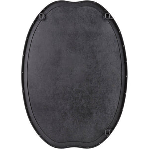 Tyshia Modern Black Wall Mirror