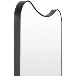 Ena Modern Black Wall Mirror