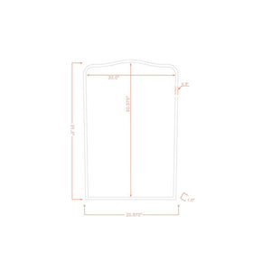 Truc Traditional Black Wall Mirror
