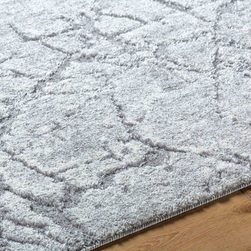 Dustee Cottage Metallic - Silver Area Rug