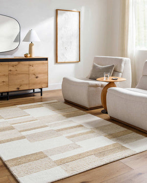 Brittainy Modern Medium Brown Area Rug