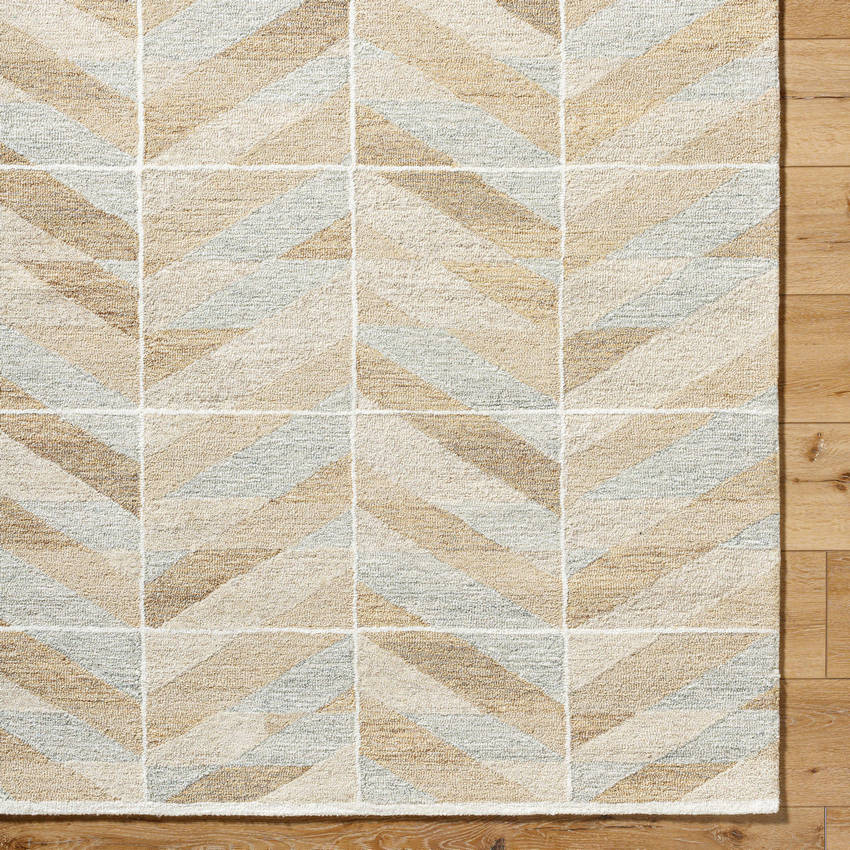 Micael Modern Medium Brown/Light Gray Area Rug