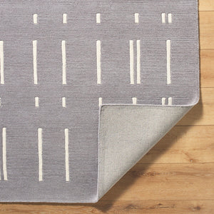Rivkah Modern Slate Gray Area Rug