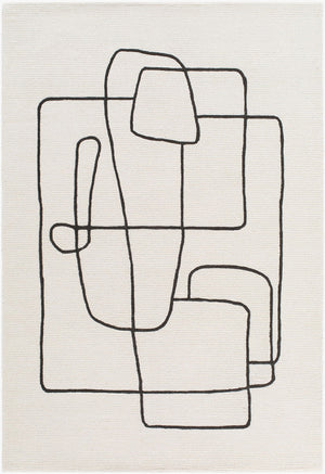 Uzoamaka Modern Ivory Area Rug