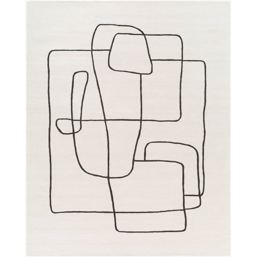 Uzoamaka Modern Ivory Area Rug