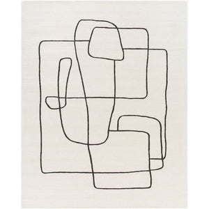 Uzoamaka Modern Ivory Area Rug