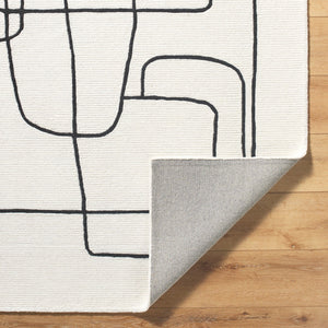 Uzoamaka Modern Ivory Area Rug