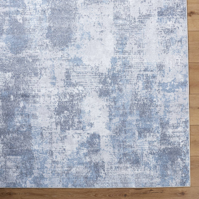 Kamron Modern Slate Washable Area Rug