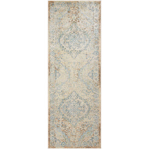 Elsmore Traditional Ash Washable Area Rug