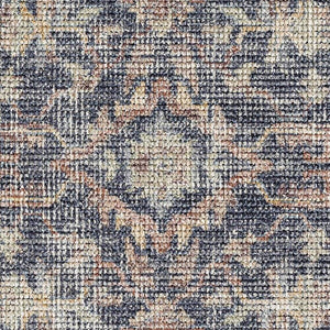 Olympic Traditional Charcoal/Sky Blue Area Rug - Our PNW Home x Livabliss