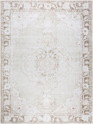 Rainier Traditional Cream/Light Brown Washable Area Rug - Our PNW Home x Livabliss