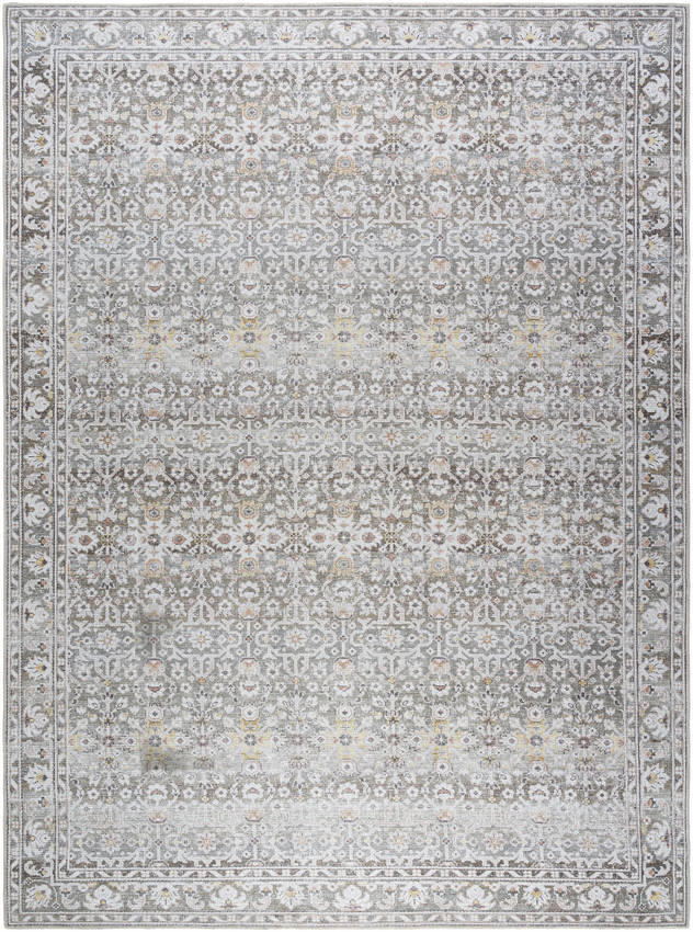 Rainier Traditional Dark Brown Washable Area Rug - Our PNW Home x Livabliss