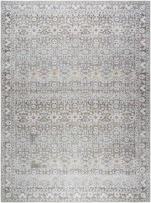 Rainier Traditional Dark Brown Washable Area Rug - Our PNW Home x Livabliss